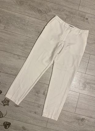 Класичні прямі білі штани asos