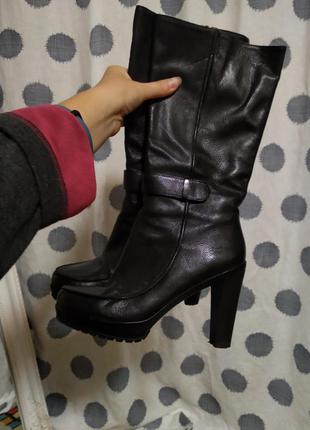 Шкіряні чоботи navyboot черевики ботильйони