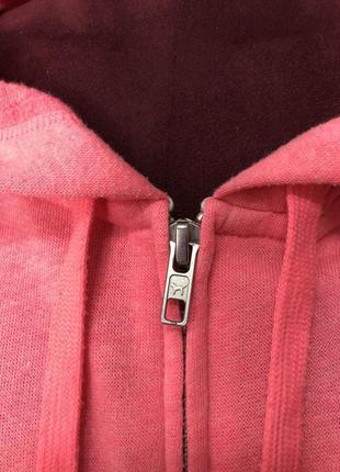 Pink victoria's secret оригинал розовая яркая худи кофта легкая олимпийка толстовка rundholz owens8 фото