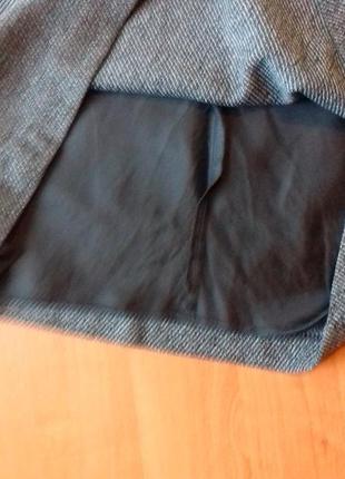 Классная теплая мини юбка, 10 размер.4 фото