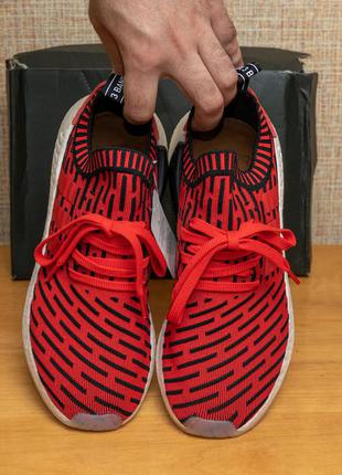 Оригінал! чоловічі кросівки adidas originals nmd r2 primeknit bb2910 us8.5/eur42/26 см устілка1 фото