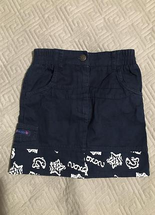 Джинсова спідничка на дівчинку 5-6 років