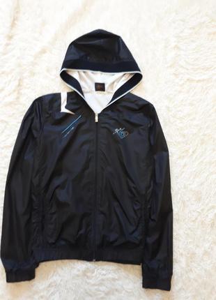 Женская куртка ветровка в спортивном стиле\с капюшоном\maraton  турция\р.l1 фото