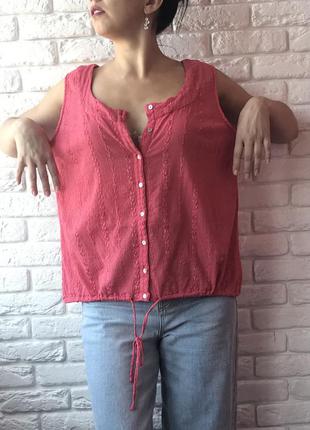 Хлопковая блуза 👚 с перламутровыми пуговицами1 фото
