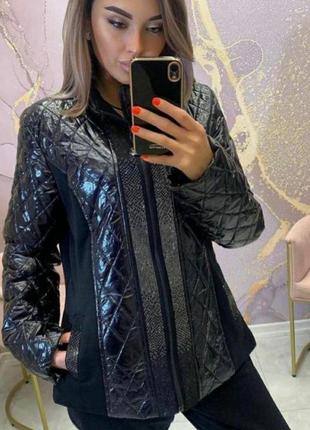 Шикарна стильна куртка,хіт 2021, розмір 56.