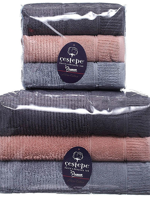 Полотенце cestepe premium 100% хлопок плотность 600г/м25 фото