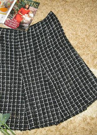 Тепла спідниця в клітку