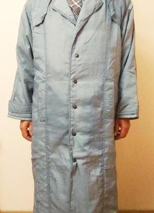 Серый демисезонный плащ elmar
