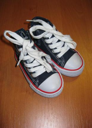 Высокие кеды "blue base" размер 4/20.