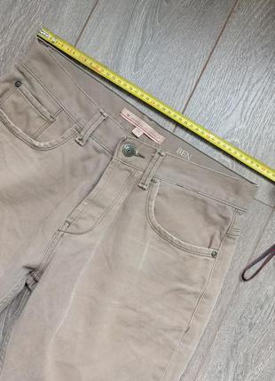 Крутые мужские шорты беж джинс деним бахрома5 фото