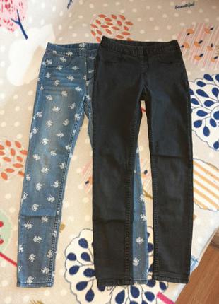 Джинсові легінси, брюки зростання 134