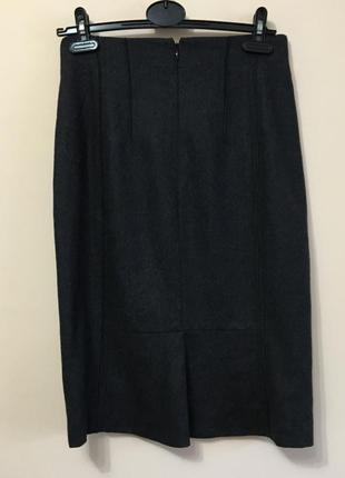 Шикарная шерстяная юбка-карандаш с высокой талией ambiente woolmark2 фото