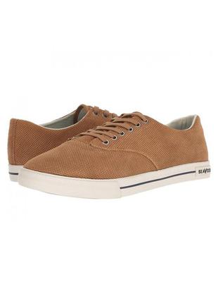 Оригінал! чоловічі замшеві кеди seavees hermosa plimsoll varsity us13/31см устілка від краю до краю