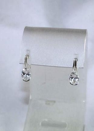 Серьги серебро 925 пробы 2