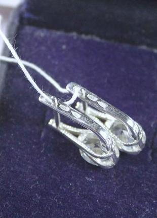 Серьги серебро 925 пробы