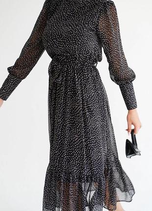 Шикарне ошатне шифонова сукня 👗 люкс якість туреччина