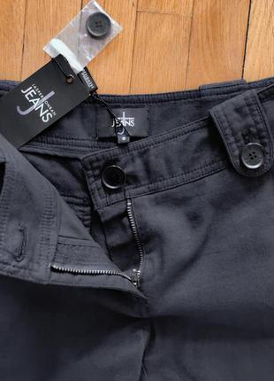 Нові брендові штани 100% натуральні 🌿 льон/коттон 🖤 з вимірами7 фото