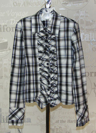 Блузка на девочку в клетку remix