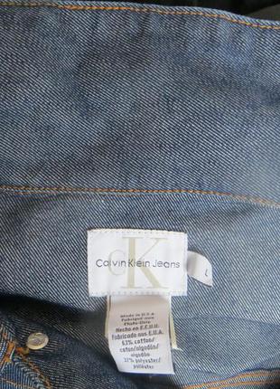 Винтажная джинсовая куртка calvin klein jeans  р. 52-54 рoст!4 фото