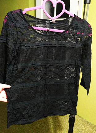 Ажурна чорна ковтинка