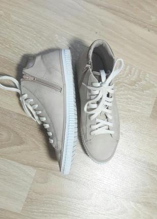 Высокие кеды, кроссовки, бежевые кеды esprit