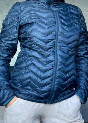Куртка синя курточка eastern mountain sports,на пуху s7 фото
