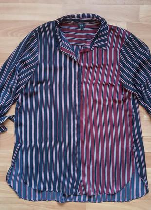 Красивая рубашка оверсайз river island р.s