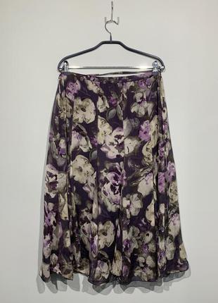 Шёлковая юбка gerry weber размер l/xl1 фото
