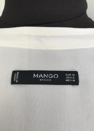 Шёлковая рубашка блузка блуза mango4 фото