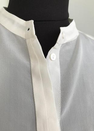 Шёлковая рубашка блузка блуза mango5 фото