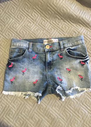 Джинсові шорти на дівчинку 10-11 років