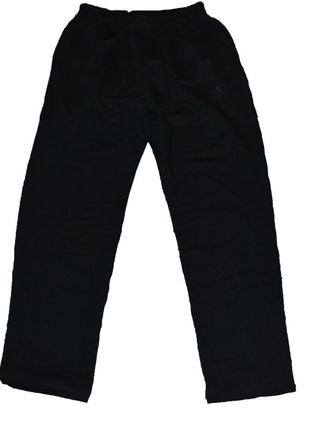Мужские спортивные штаны батал 60 черные, знижка