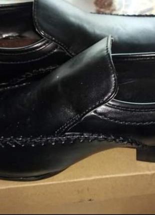 Шкіряні туфлі 38 розмір 9