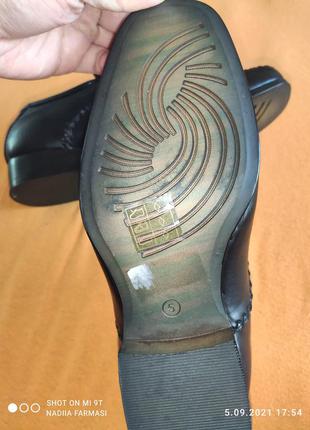 Шкіряні туфлі 38 розмір 3