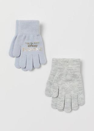 Комплект из 2-х пар перчаток серии frozen h&m