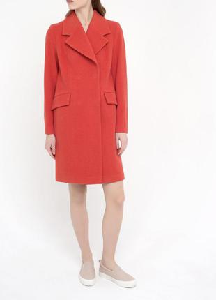 Пальто шерстяное  двубортное