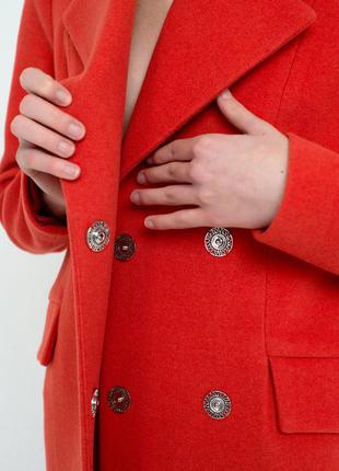 Пальто шерстяное  двубортное2 фото
