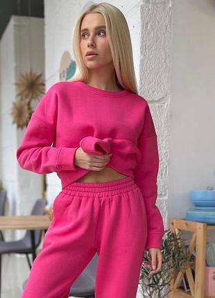 Спортивный костюм женский на флисе5 фото
