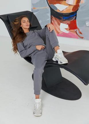 Спортивный костюм женский на флисе3 фото