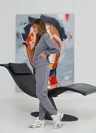 Спортивный костюм женский на флисе2 фото