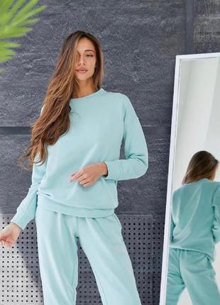 Спортивный костюм женский на флисе6 фото