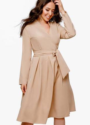 Бежевое платье le katrin