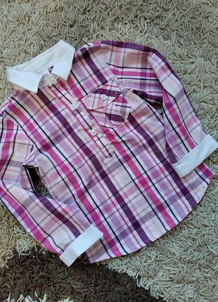 Рубашка, кофтинка на дівчинку 2-3р 4