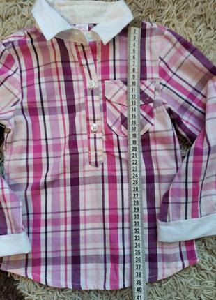 Рубашка, кофтинка на дівчинку 2-3р 6