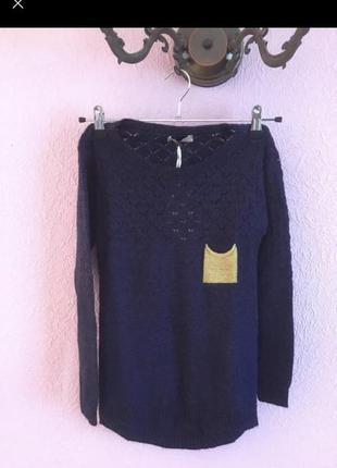 Ажурный свитер для девочки на рост 152,158