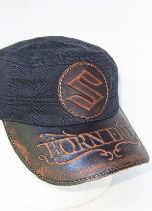 Кепка немка байкерская коттоновая suzuki  davani 00415