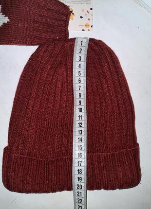 Комплект набір шапка на флісі і рукавиці kuniboo 86-98, 104-116 німеччина lupilu2 фото