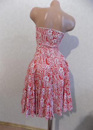 Платье бюстье с паетками коттоновое на худенькую девушку размер 38-404 фото