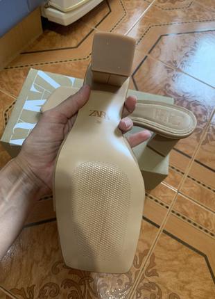 Босоножки мюли zara3 фото