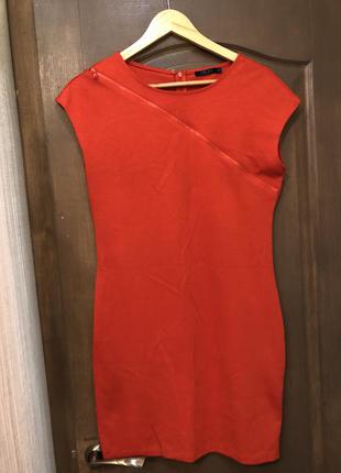 Продам яркое оранжевое платье incity, размер 46
